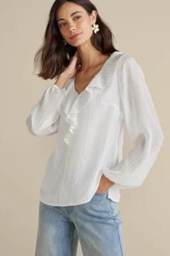 Xenia Ruffle Top