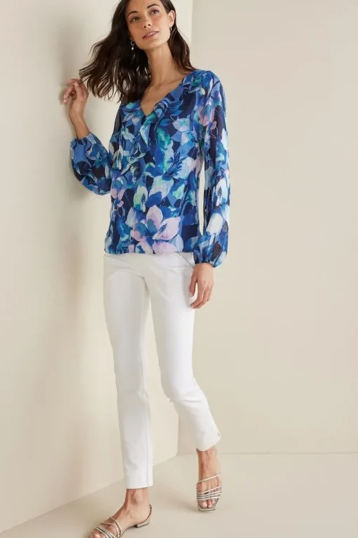 Xenia Ruffle Top