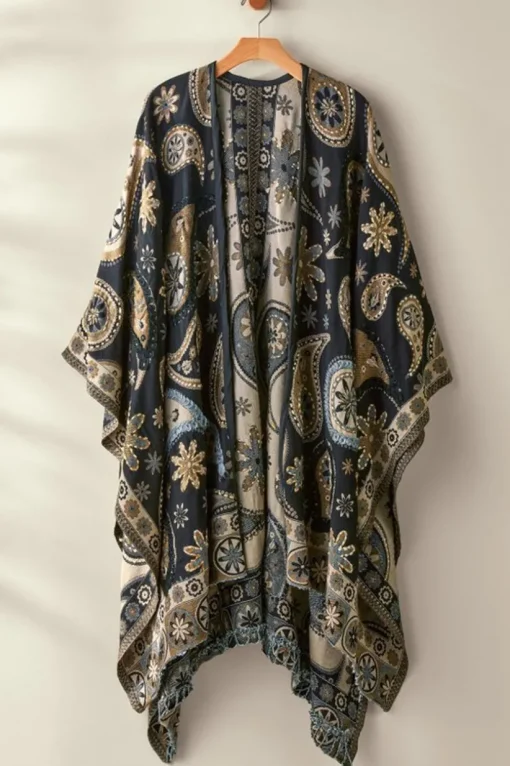 Yasmin Embroidered Wrap