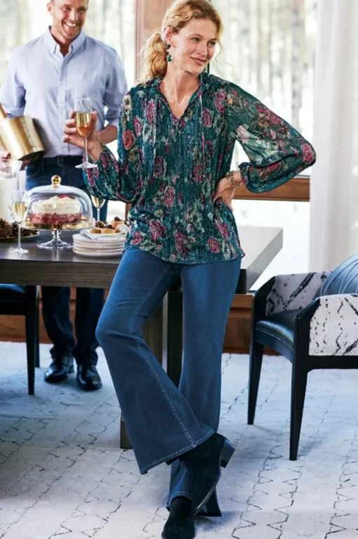 Yvonne Shimmer Top