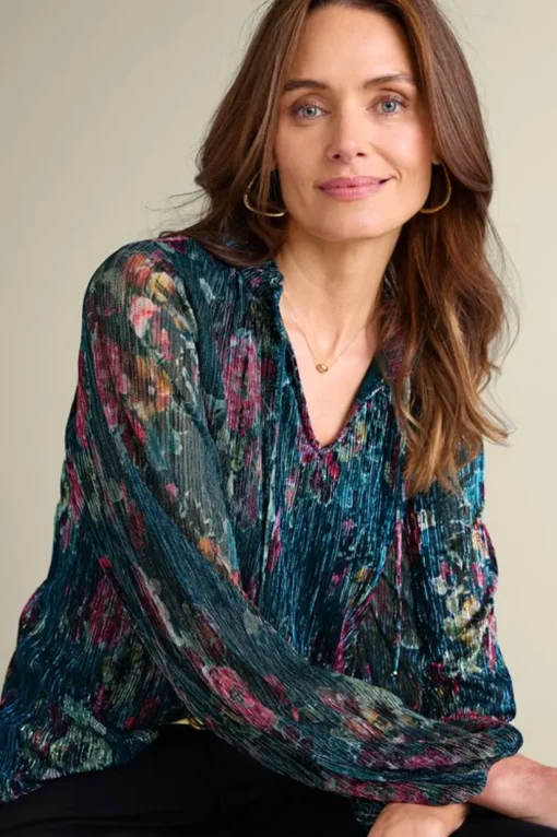Yvonne Shimmer Top